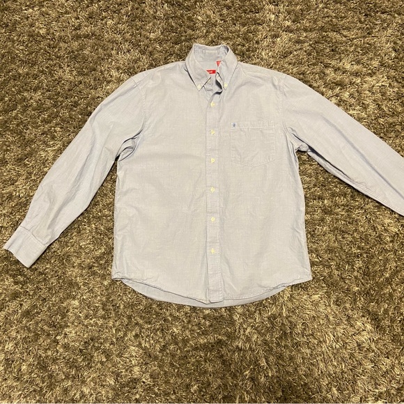 Blue Button Up - Picture 2 of 5